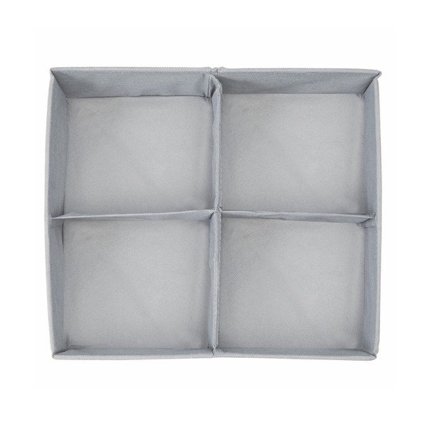 Siv 4-delni organizator predalov InterDesign Aldo, 30,5 x 35,5 cm-image-3