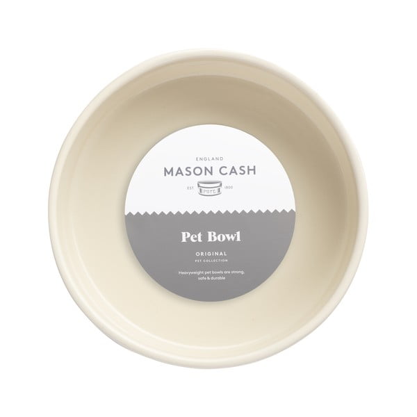 Kremno bela posoda za pse Mason Cash, ø 20 cm-image-1