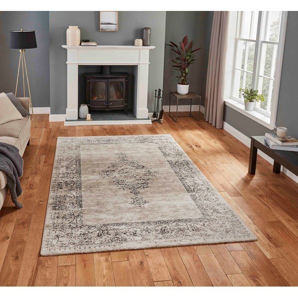 Kremno bela preproga 120x170 cm Milano – Think Rugs-image-1
