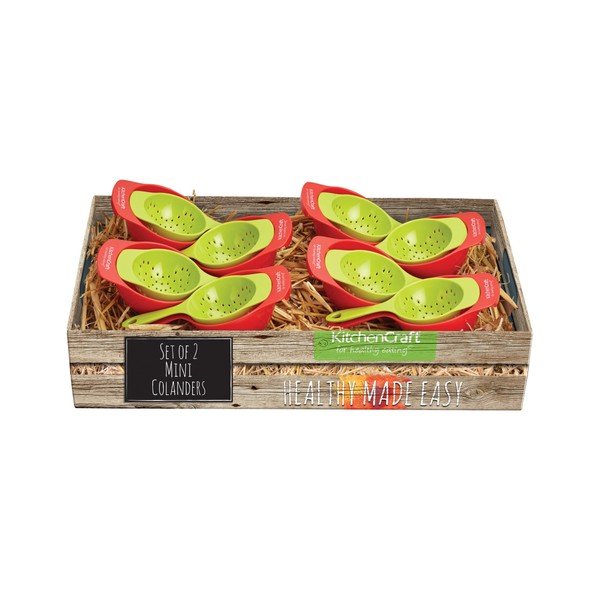 Komplet 2 mini cedilnikov Kitchen Craft Healthy Eating-image-2
