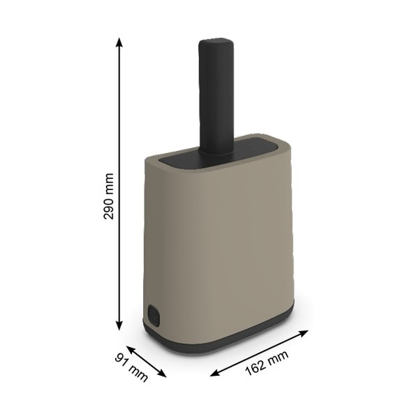 Lopatka za čiščenje mačjega stranišča s stojalom 9x16 cm Biala - Rotho-image-2