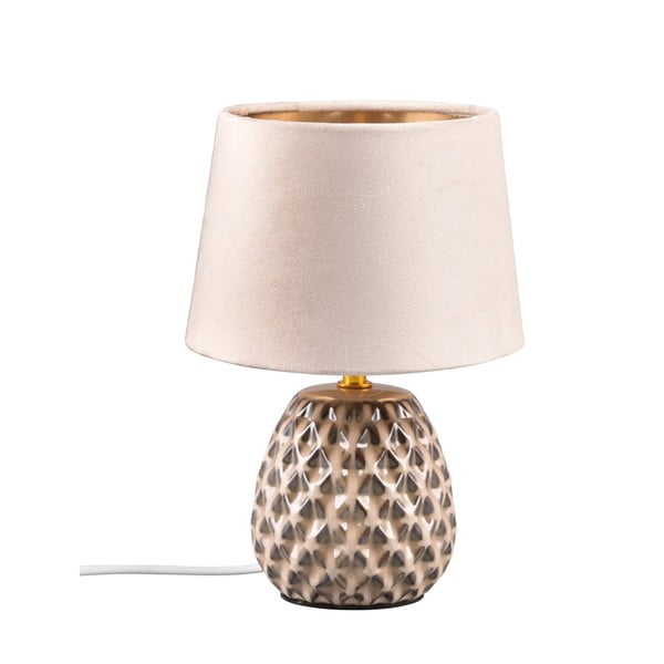 Bež namizna svetilka (višina 27 cm) Ariana – Reality