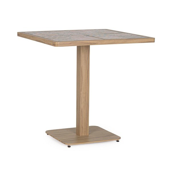 Jeklena vrtna mizica 73x73 cm Kalimera – Bizzotto