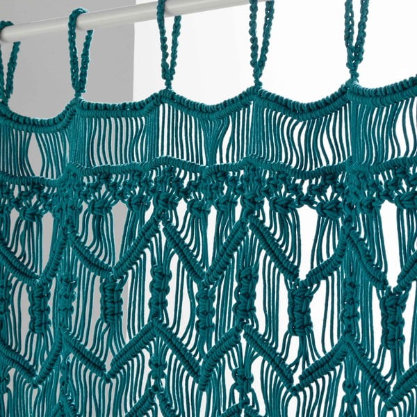 Modra zavesa za vrata 90x200 cm Macarena – douceur d'intérieur-image-1