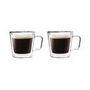 Steklene skodelice za espresso z dvojno steno v kompletu 2 ks 80 ml Diva – Vialli Design