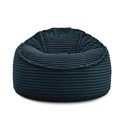 Temno modra vreča za sedenje iz rebrastega žameta Socrate – Bobochic Paris