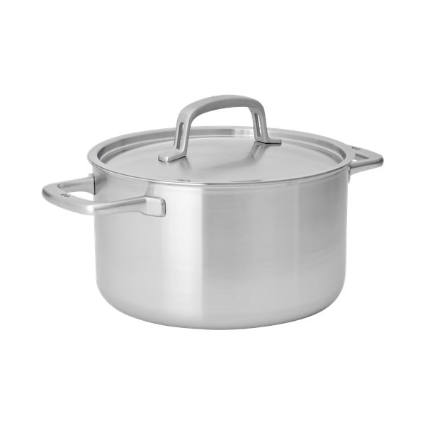 Lonec iz nerjavečega jekla s pokrovko za indukcijsko ploščo 5,5 l Lucca 3.0 – FABINI
