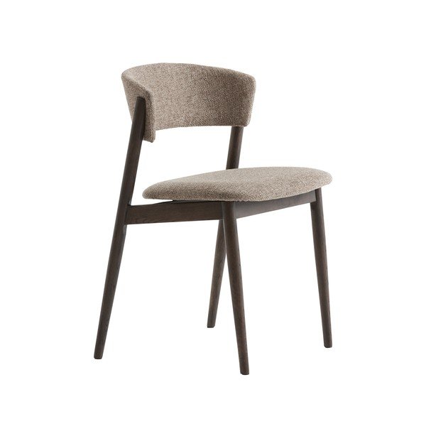 Bež/temno rjavi kovinski jedilni stoli v kompletu 2 ks Revere – Unique Furniture