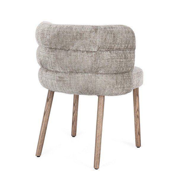 Siv oblazinjen jedilni stol Ilma – Bizzotto-image-3