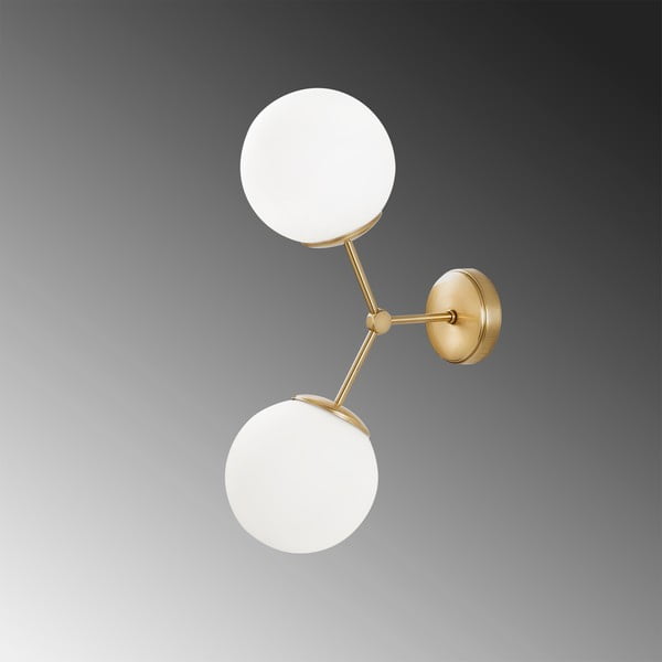 Stenska svetilka v belo-zlatem Opviq lights Damar-image-3