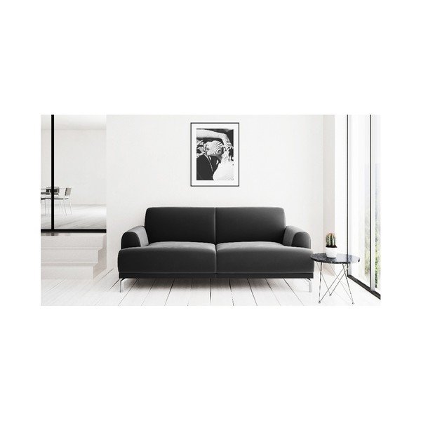 Temno siva žametna zofa MESONICA Puzo, 170 cm-image-4