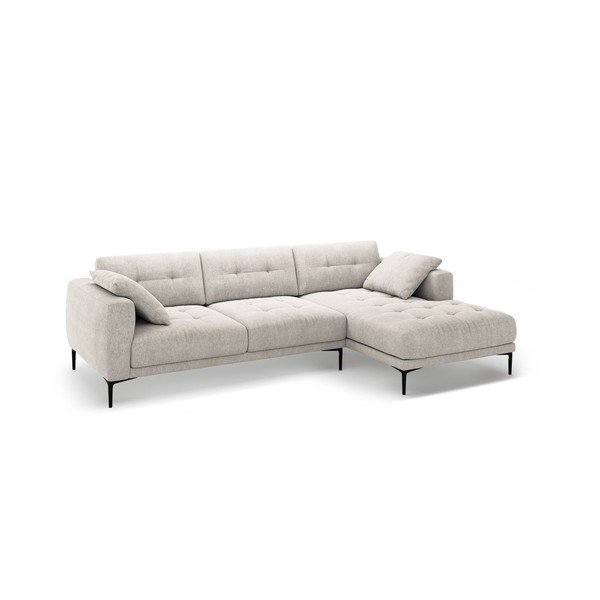 Bež kotna sedežna garnitura (desni kot/z ležalnikom) Bemy – Micadoni -image-1