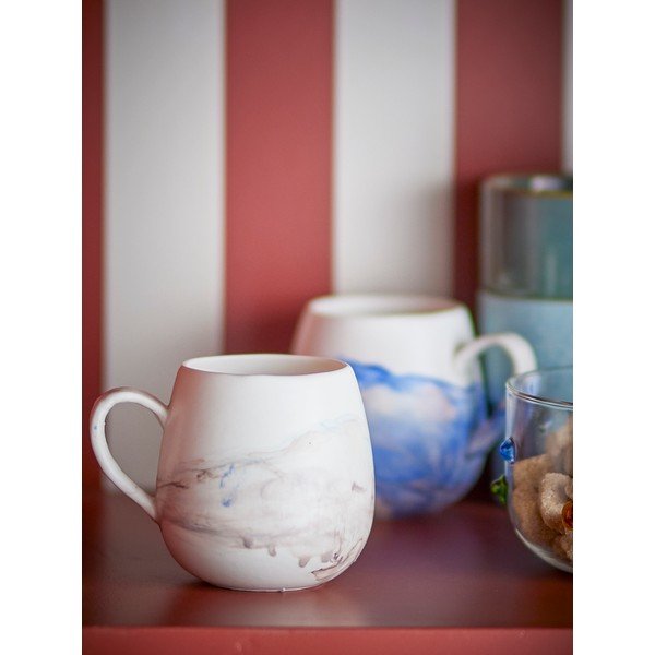 Kremno bele skodelice v kompletu 4 ks iz kamenine 250 ml Lyre – Bloomingville-image-3