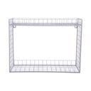 Vijolična večnivojska jeklena polica 40 cm Reja – PT LIVING