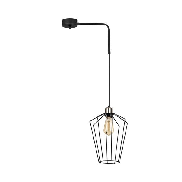 Črna kovinska viseča svetilka Opviq lights Melina-image-2