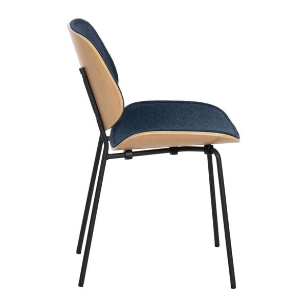 Temno modri jedilni stoli v kompletu 2 ks Elio – Ixia-image-3