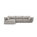 Svetlo siv kotni kavč (levi kot) Vanda - Mazzini Sofas