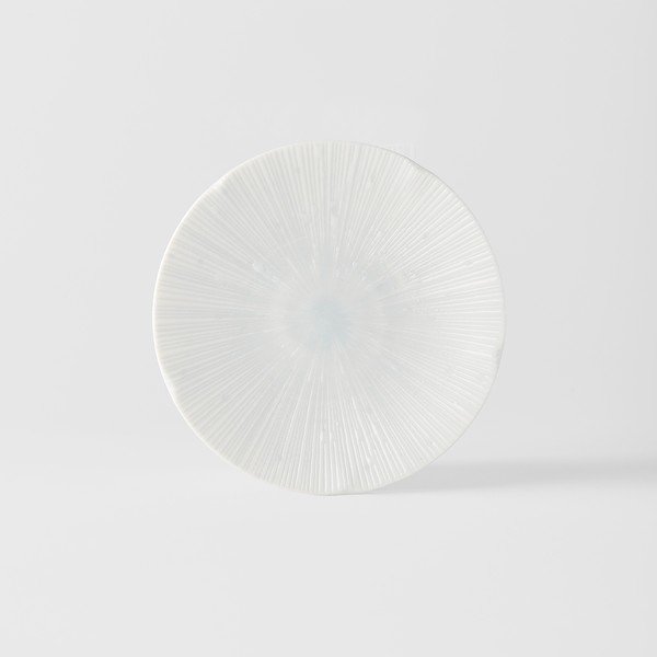 Svetlo modri keramični desertni krožnik ø 13 cm ICE WHITE - MIJ-image-2