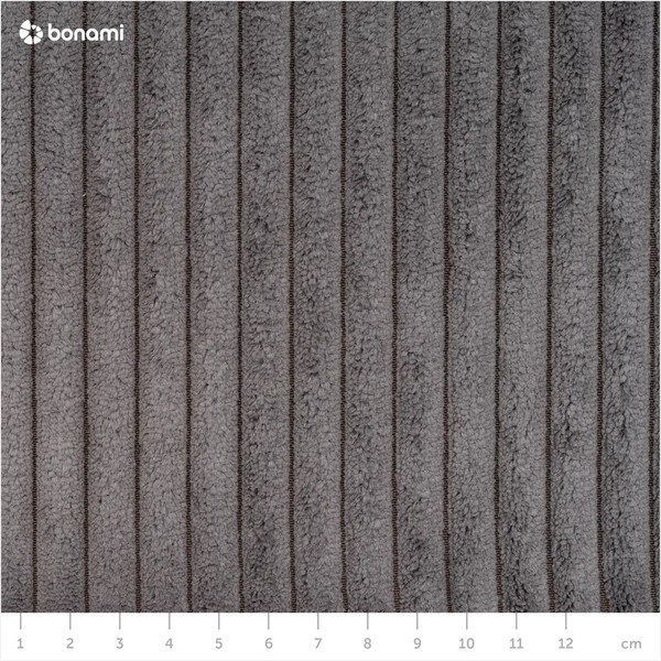 Temno siv otoman iz rebrastega žameta Nihad modular – Bobochic Paris-image-4