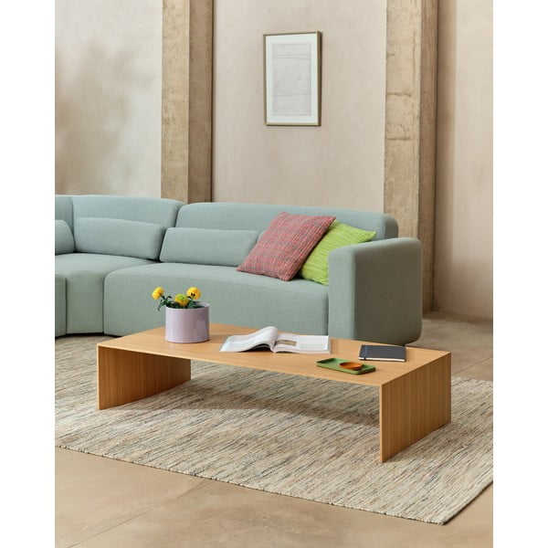 Mizica v hrastovem dekorju v svetli naravni barvi 70x140 cm Litto – Kave Home-image-2