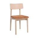 Jedilni stoli iz umetnega usnja v konjak rjavi in naravni barvi v kompletu 2 ks Wolcott – Rowico