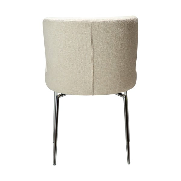 Kremno bel oblazinjen jedilni stol Glam – DAN-FORM Denmark-image-2