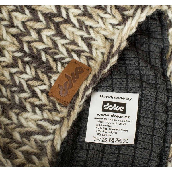 Ročno pletena kapa DOKE Mix Beanie-image-1