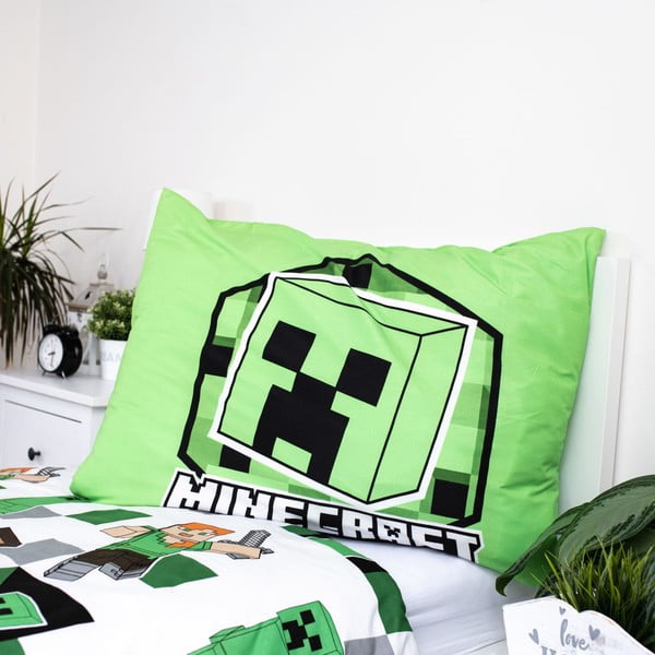 Enojna otroška posteljnina iz mikrovlaken 140x200 cm Minecraft – Jerry Fabrics-image-4