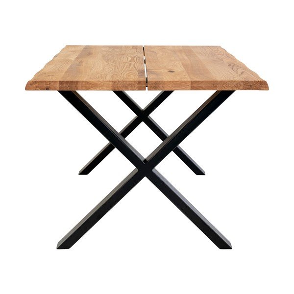 Jedilna miza z masivno hrastovo ploščo House Nordic Toulon, 140 x 95 cm-image-4