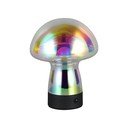 LED namizna svetilka s steklenim senčilom (višina 18 cm) Dooley – Reality