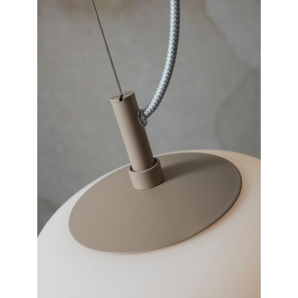 Kremno bela viseča svetilka s steklenim senčnikom ø 25 cm Sapporo – it's about RoMi-image-3