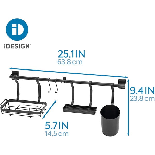 Črn stenski organizator iDesign Austin-image-1