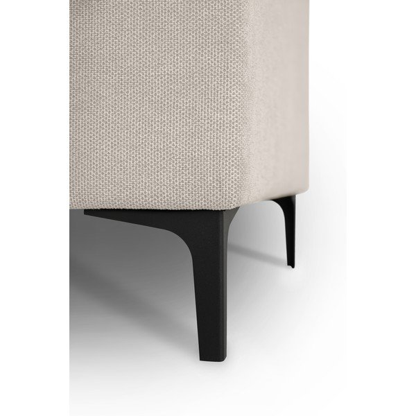 Bež kotna sedežna garnitura iz šenilje (levi kot/v obliki črke "U") Fabian – Scandic-image-4