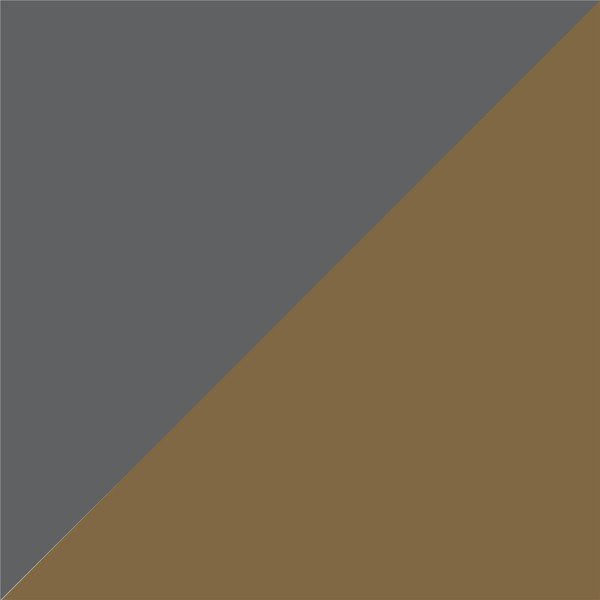 Polica v sivo-zlati barvi CosmoLiving by Cosmopolitan Ella-image-1