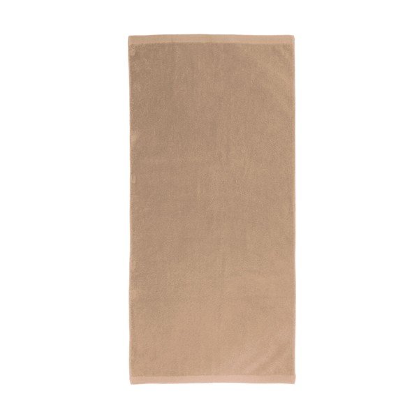 Temno bež bombažna kopalna brisača Boheme Alfa, 70 x 140 cm-image-1