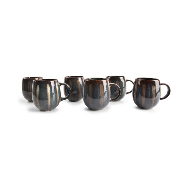 Modra skodelica iz kamenine 430 ml Muggies – Salt&Pepper-image-3