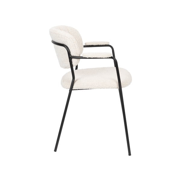 Beli jedilni stoli v kompletu 2 ks Jolien – White Label-image-3