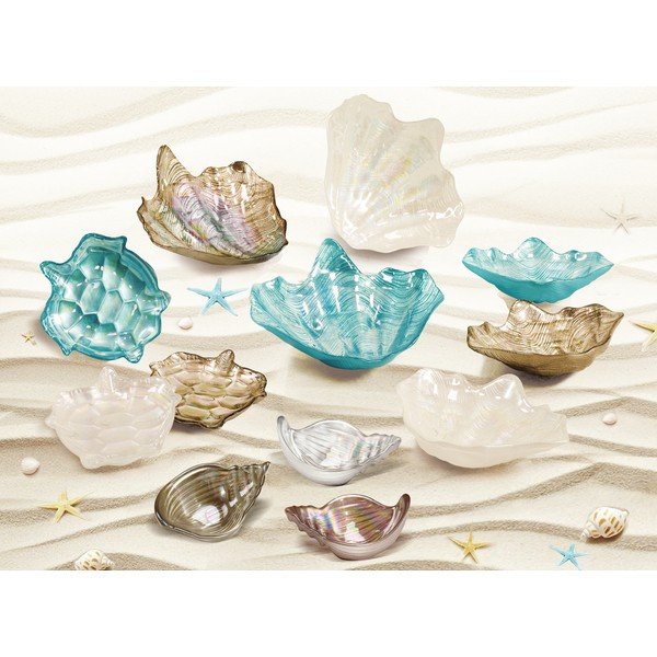Steklen dekorativni pladenj 15x20 cm – Brandani-image-1