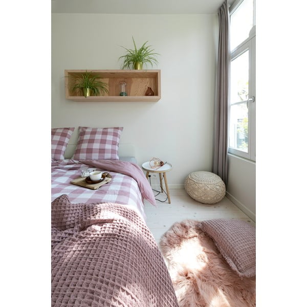 Rjavo-siva bombažna odeja Tiseco Home Studio Waffle, 130 x 170 cm-image-4