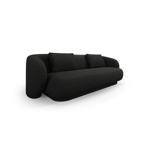 Črna sedežna garnitura 204 cm Camden – Cosmopolitan Design-image-2