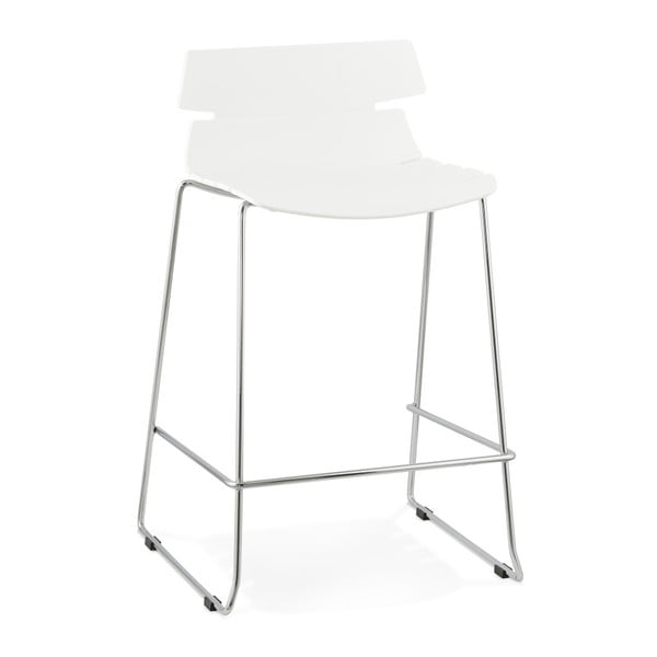 Beli barski stol Kokoon Reny, višina sedeža 64 cm