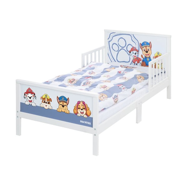 Bela/modra otroška postelja 70x140 cm Paw Patrol – Roba