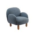 Moder otroški fotelj iz tkanine bouclé Rocky – Vipack