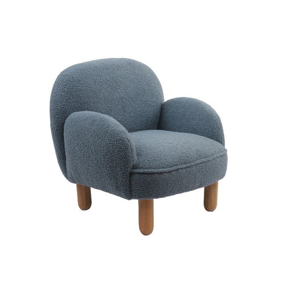 Moder otroški fotelj iz tkanine bouclé Rocky – Vipack