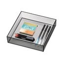 Mat črn kopalniški organizator za kozmetiko iz reciklirane plastike – iDesign