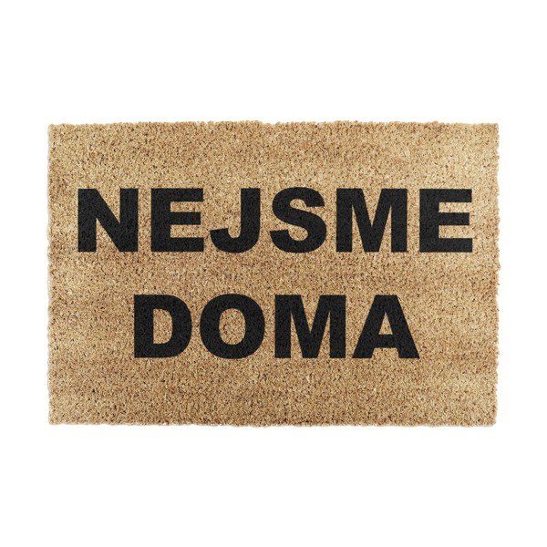 Predpražnik iz kokosovih vlaken 40x60 cm Nejsme Doma – Artsy Doormats