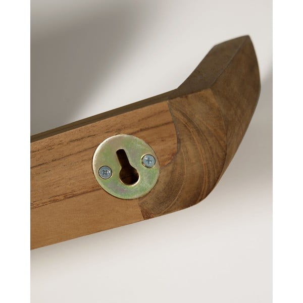 Police iz masivnega tika v kompletu 2 ks 50 cm Shamel – Kave Home-image-3