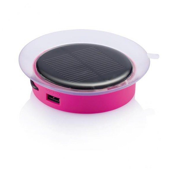 Pink Solar Travel Charger XD Design Port-image-2