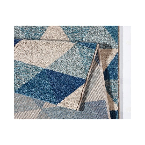 Modra preproga Mint Rugs Diamond Triangle, 80 x 150 cm-image-2