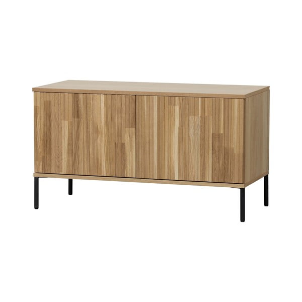 TV omarica v hrastovem dekorju v naravni barvi 100x56x44 cm Gravure – WOOOD-image-2